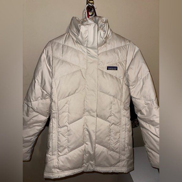 Patagonia Jackets & Coats Patagonia Womens Down With It Jacket Dyno White Like New Poshmark